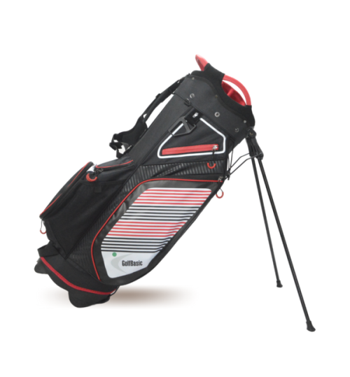 GolfBasic Prime 14 Divider Black Golf Stand Bag