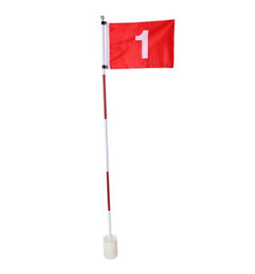 Golf  Pole With Hole Cup & flag