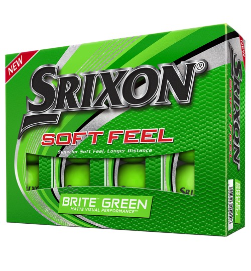 Srixon Soft Feel Brite Green Golf Balls 
